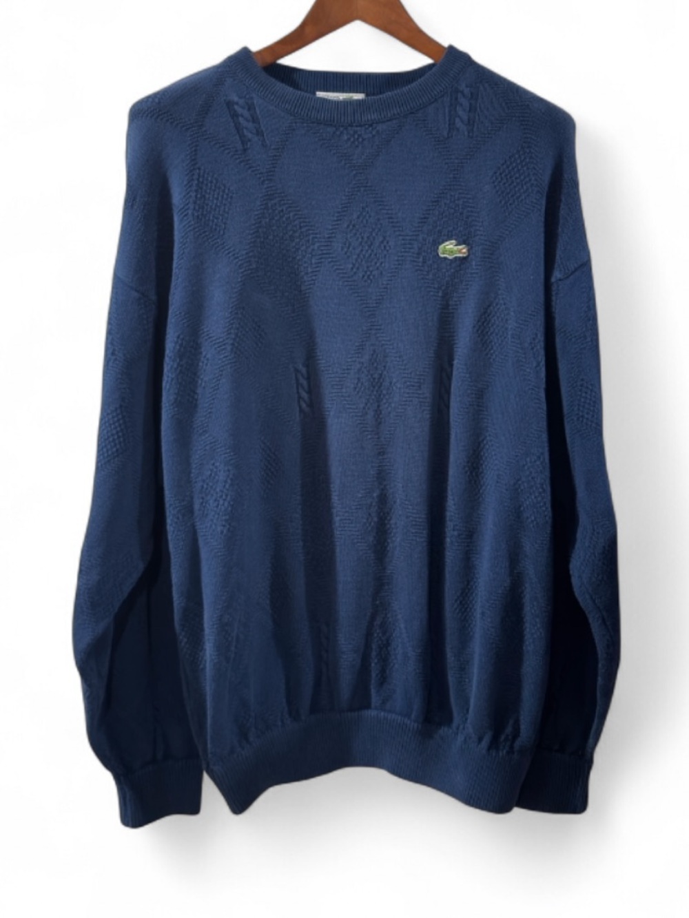 Vintage Lacoste Knit Crewneck Sweater Size Men’s XL